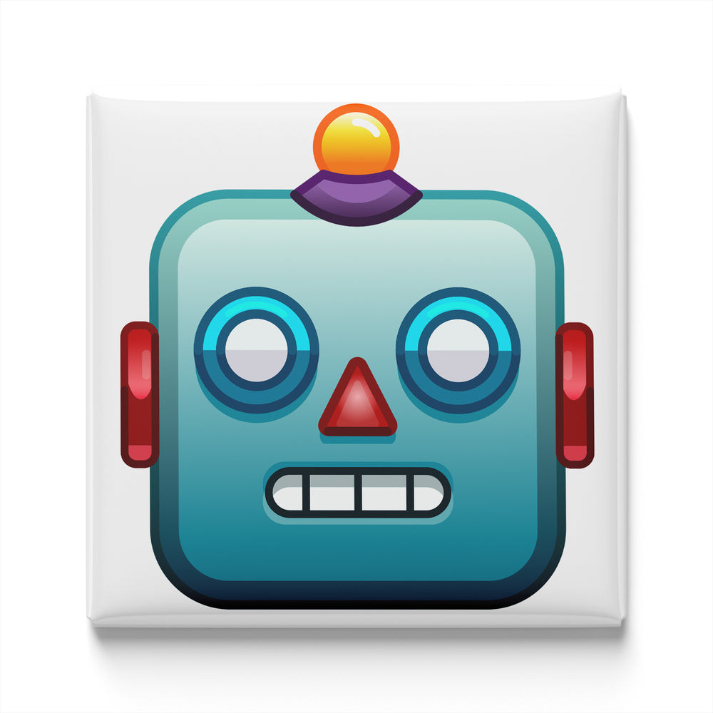 ROBOT FACE EMOJI MAGNET