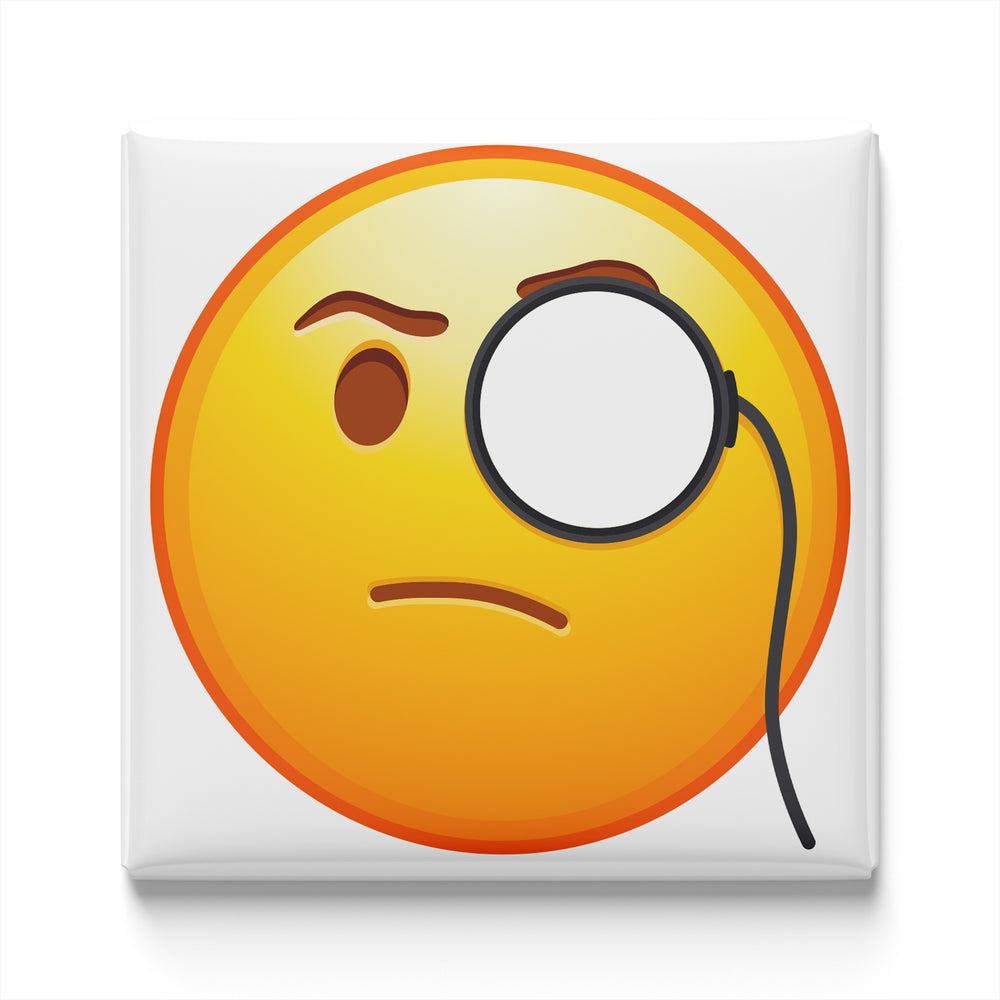 FACE WITH MONOCLE EMOJI MAGNET