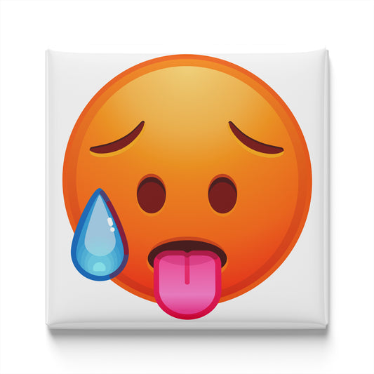 HOT FACE EMOJI MAGNET