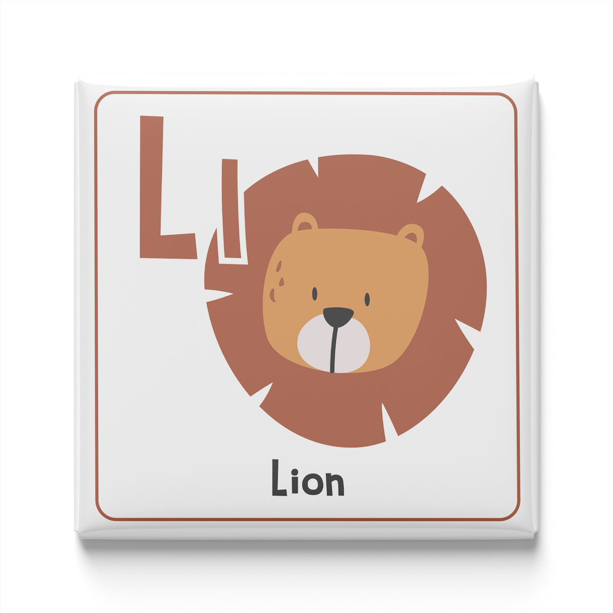 Animal Alphabet Magnet – L