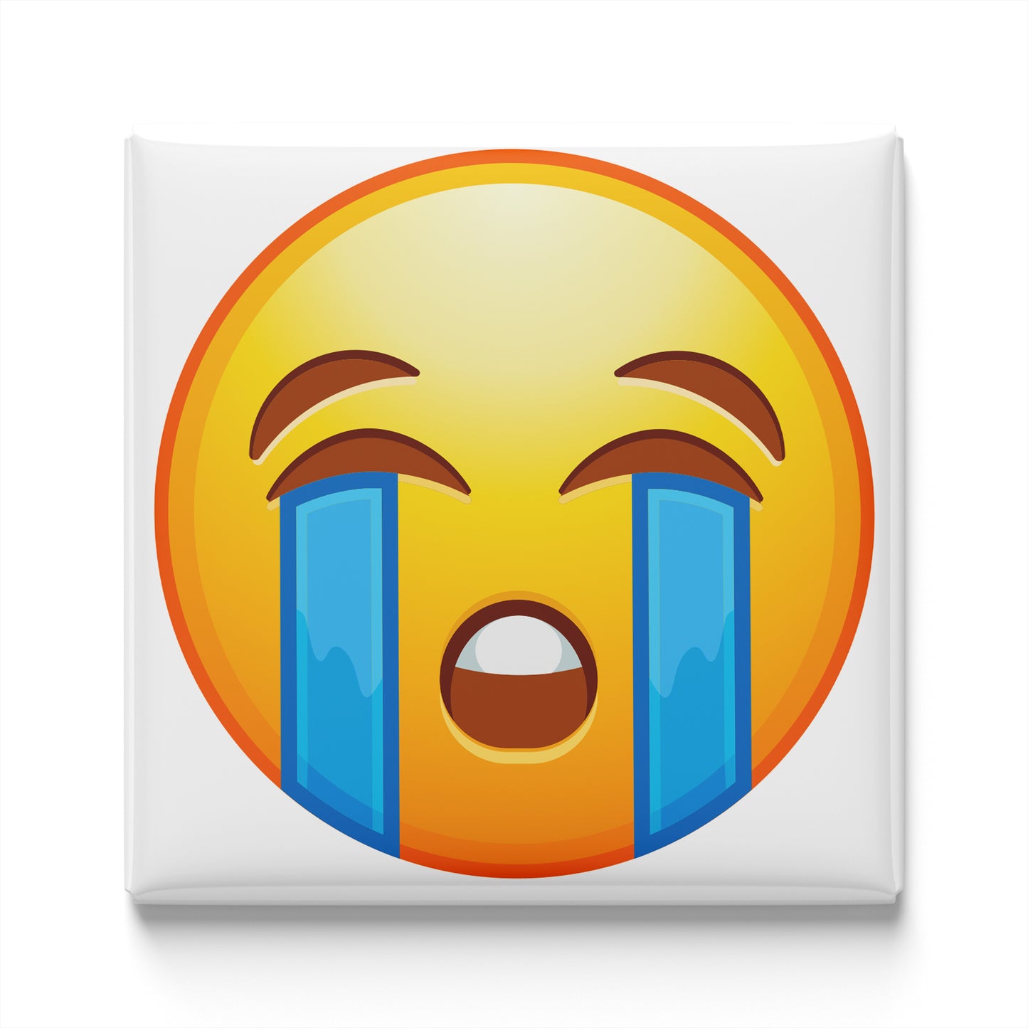 LOUDLY CRYING FACE EMOJI MAGNET