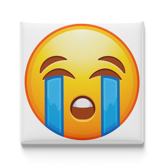 LOUDLY CRYING FACE EMOJI MAGNET