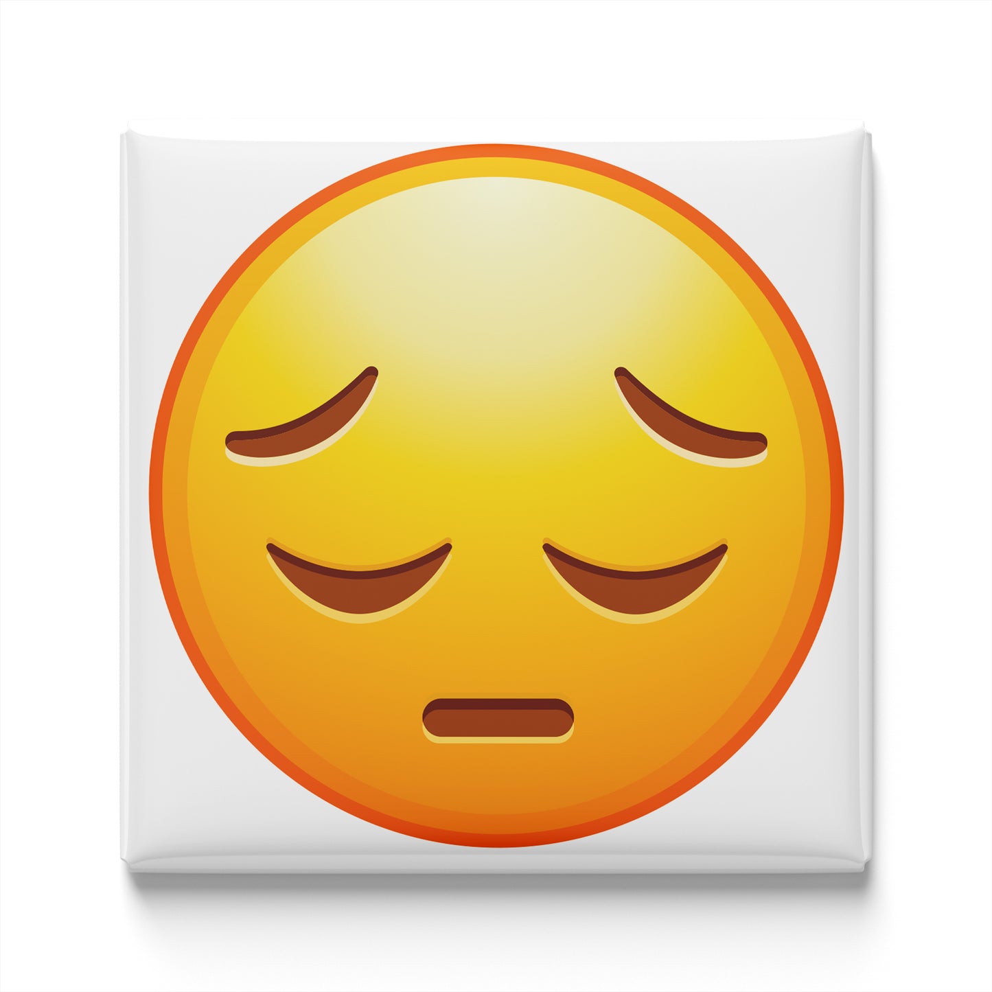 SAD PENSIVE FACE EMOJI MAGNET