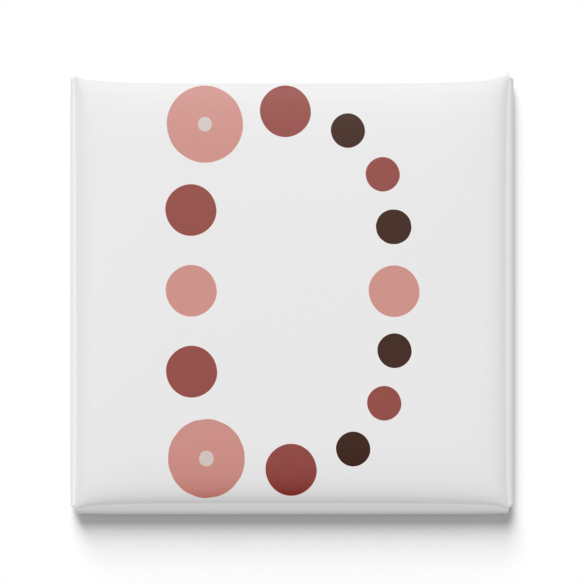 Boho Alphabet Magnet – D