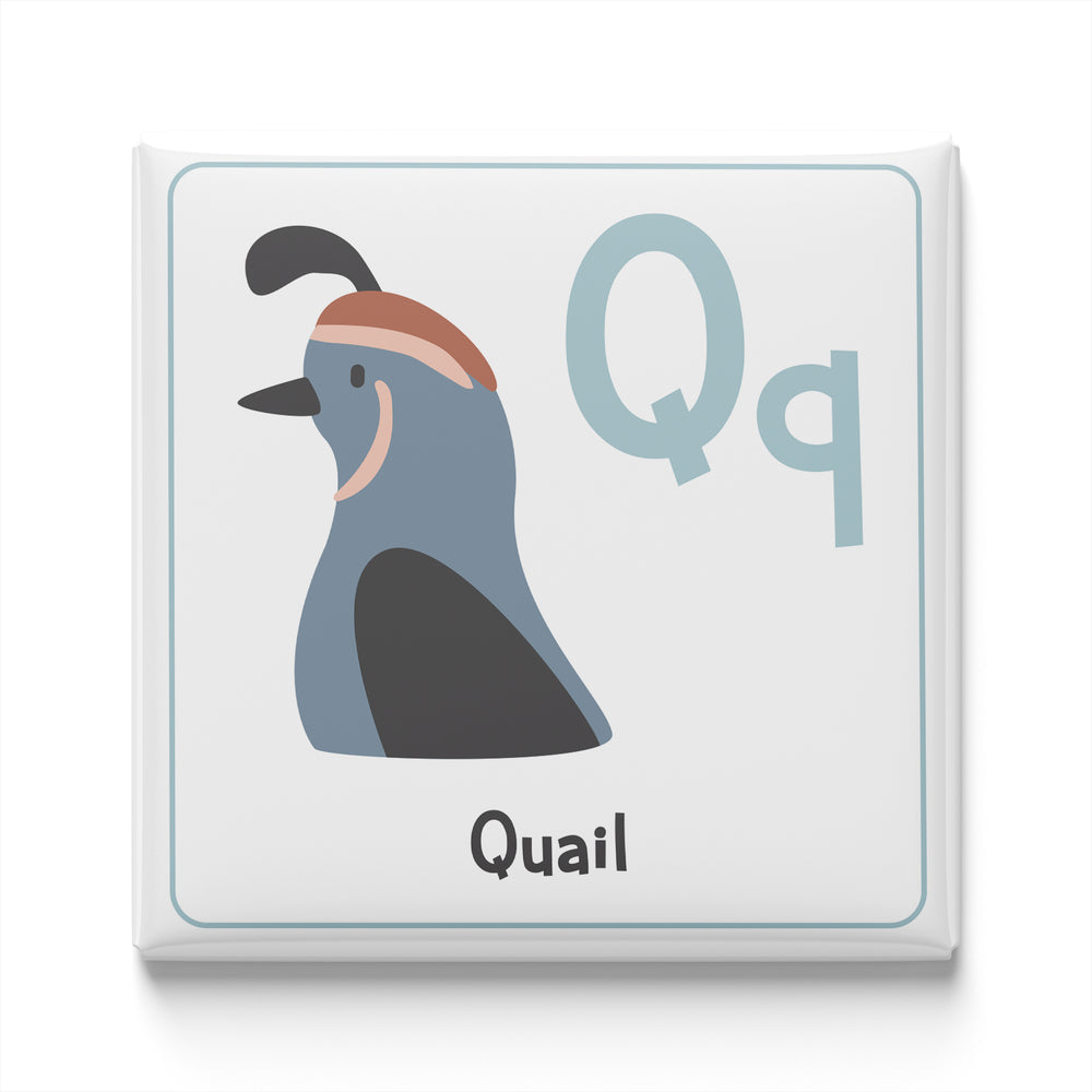 ANIMAL ALPHABET MAGNET – Q