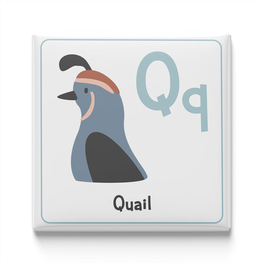 ANIMAL ALPHABET MAGNET – Q