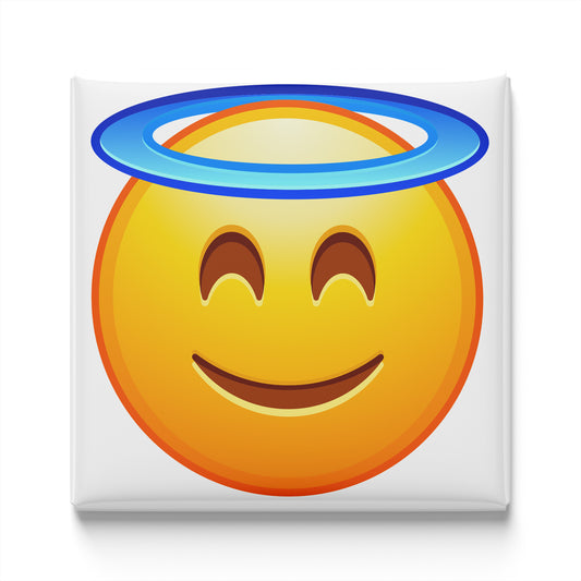 SMILING FACE WITH HALO EMOJI MAGNET