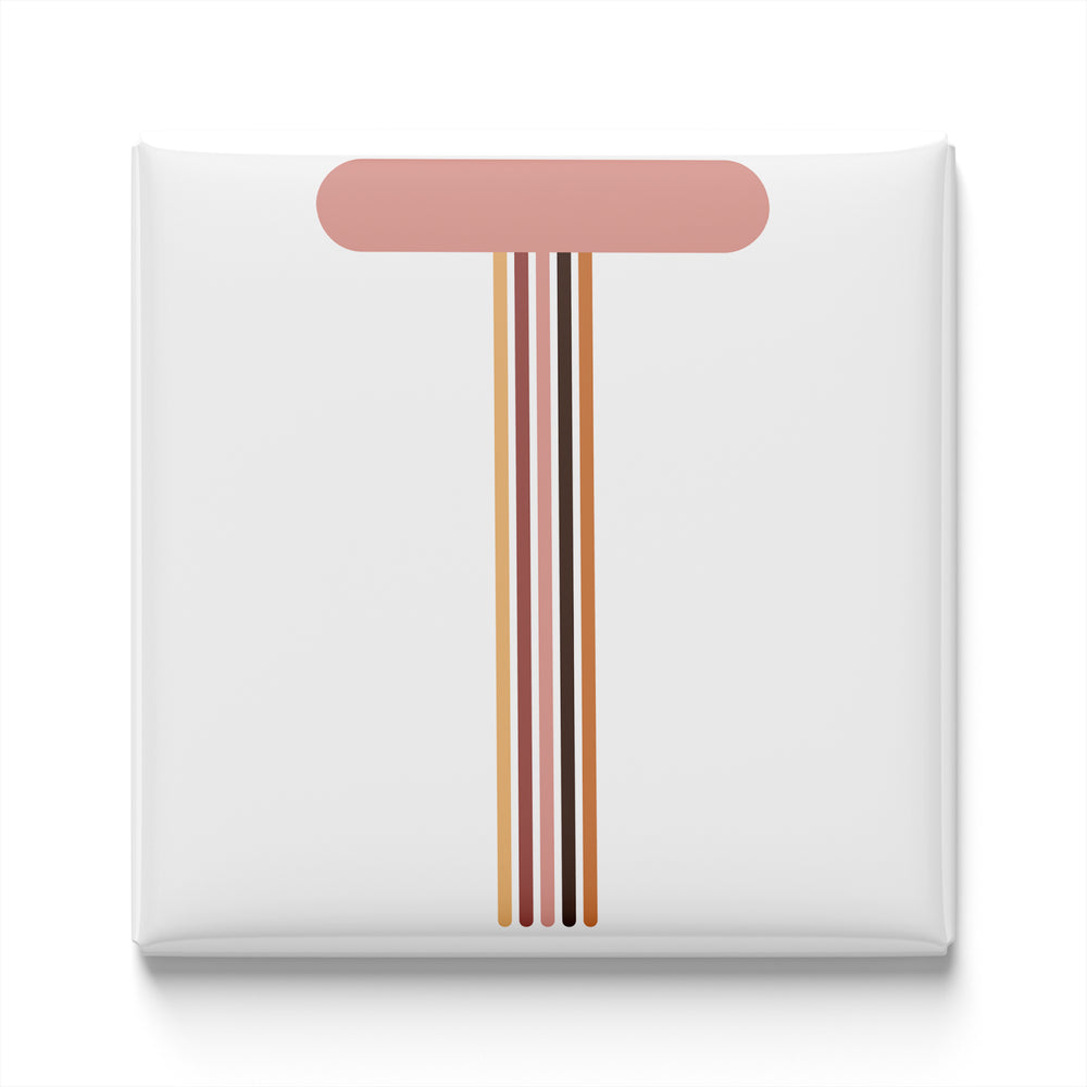 BOHO ALPHABET MAGNET – T