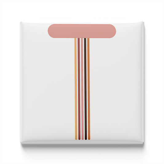 BOHO ALPHABET MAGNET – T