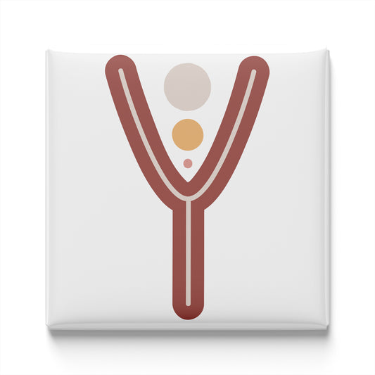 BOHO ALPHABET MAGNET – Y