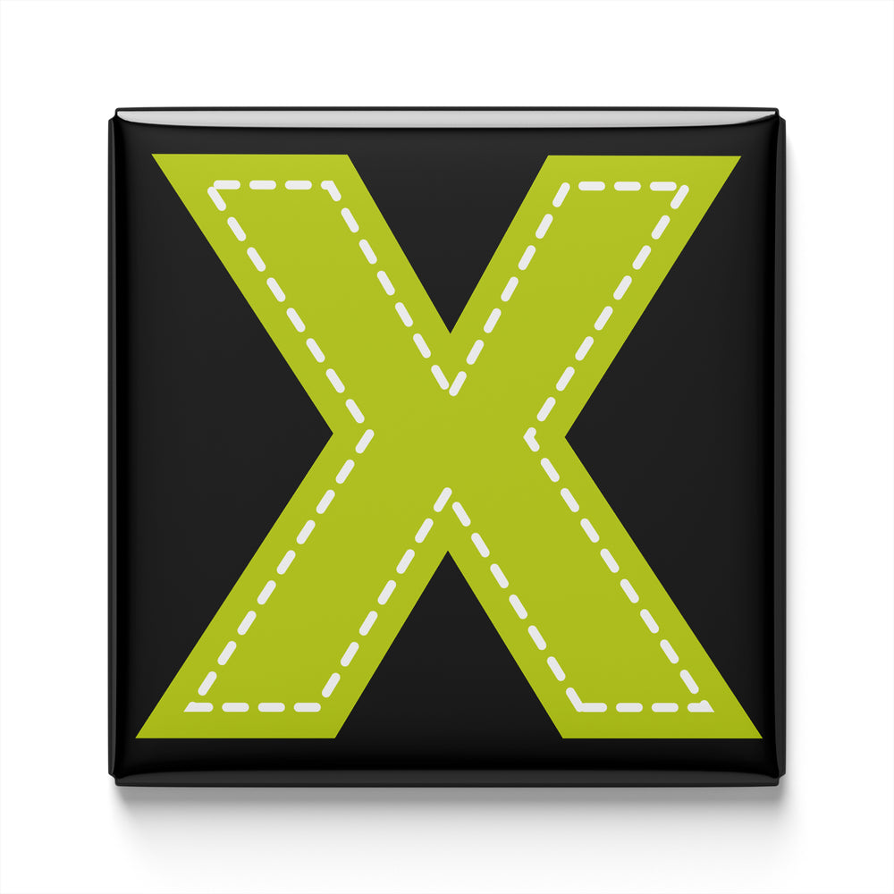 COLORFUL ALPHABET MAGNET – X
