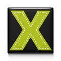 Colorful Alphabet Magnet – X