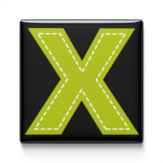 COLORFUL ALPHABET MAGNET – X