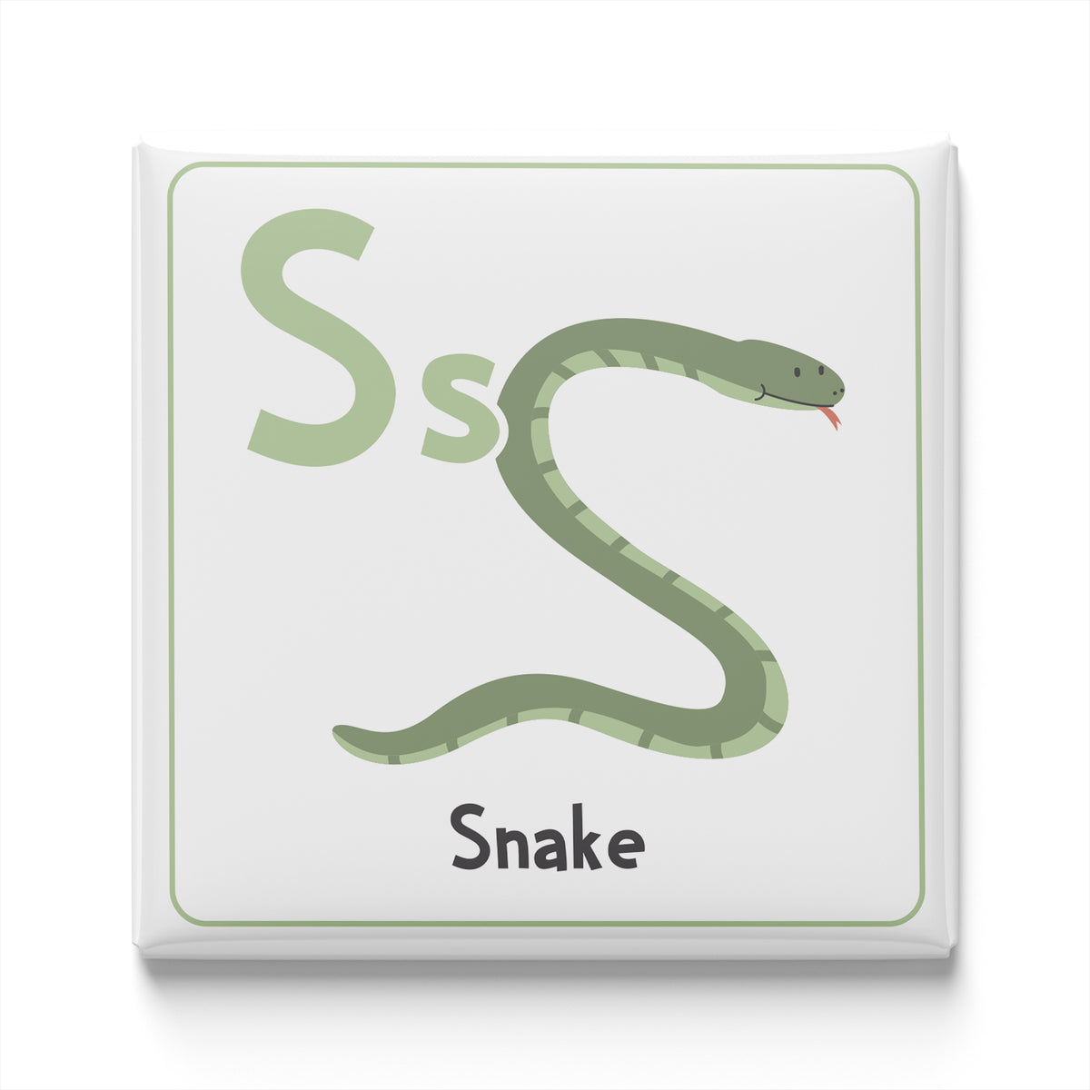 Animal Alphabet Magnet – S