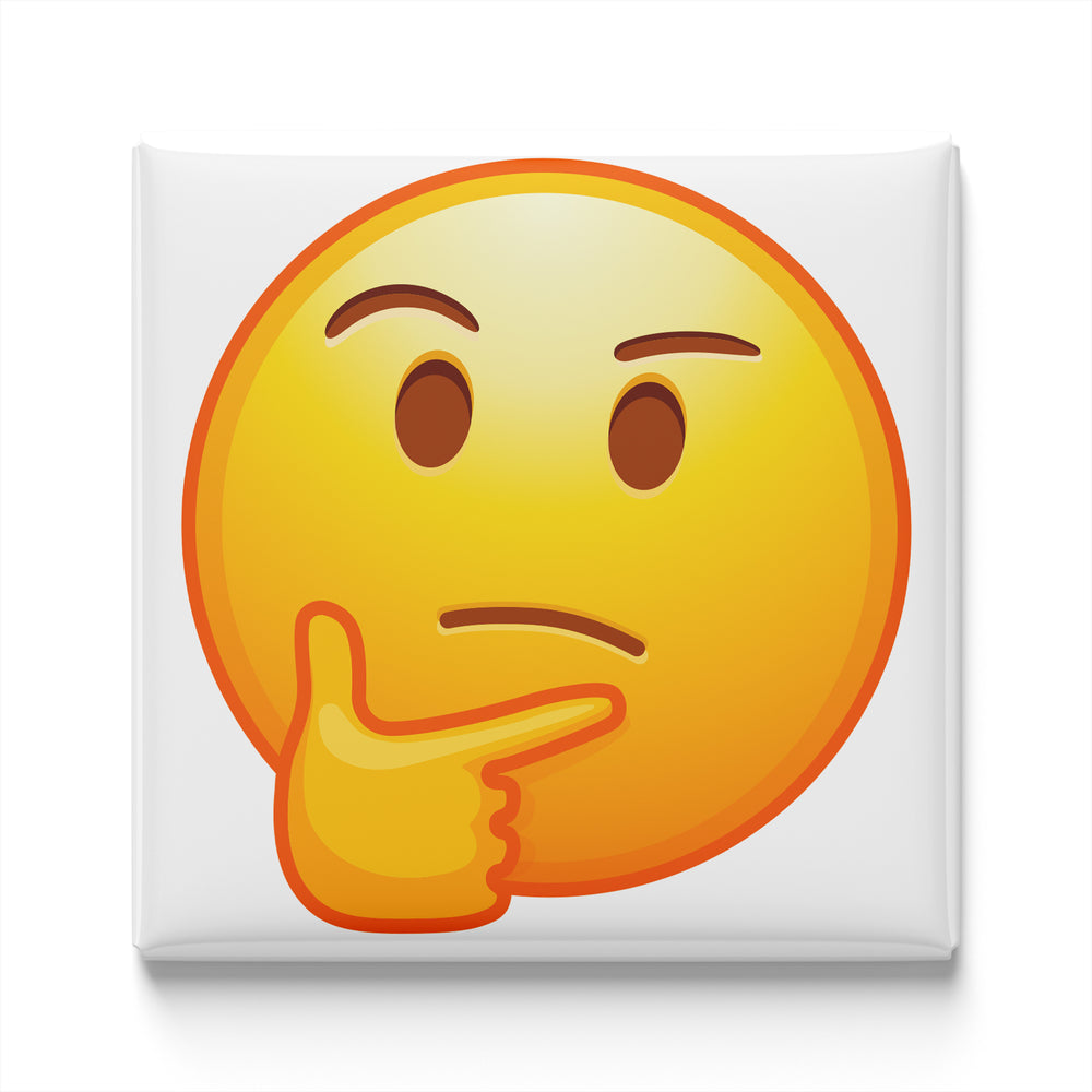 THINKING FACE EMOJI MAGNET