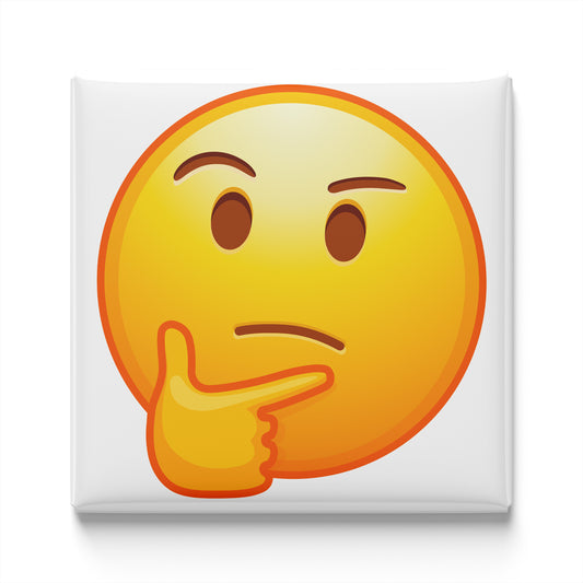 THINKING FACE EMOJI MAGNET