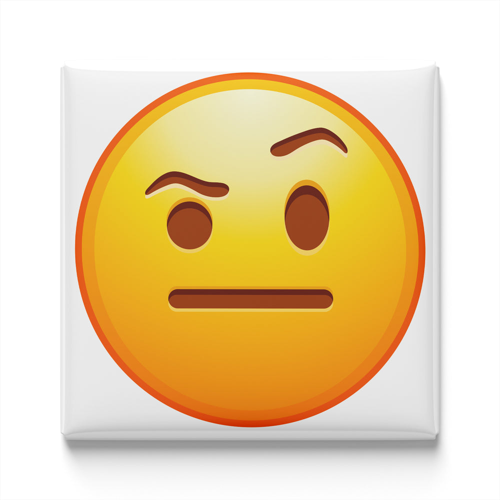 FACE WITH RAISED EYEBROW EMOJI MAGNET