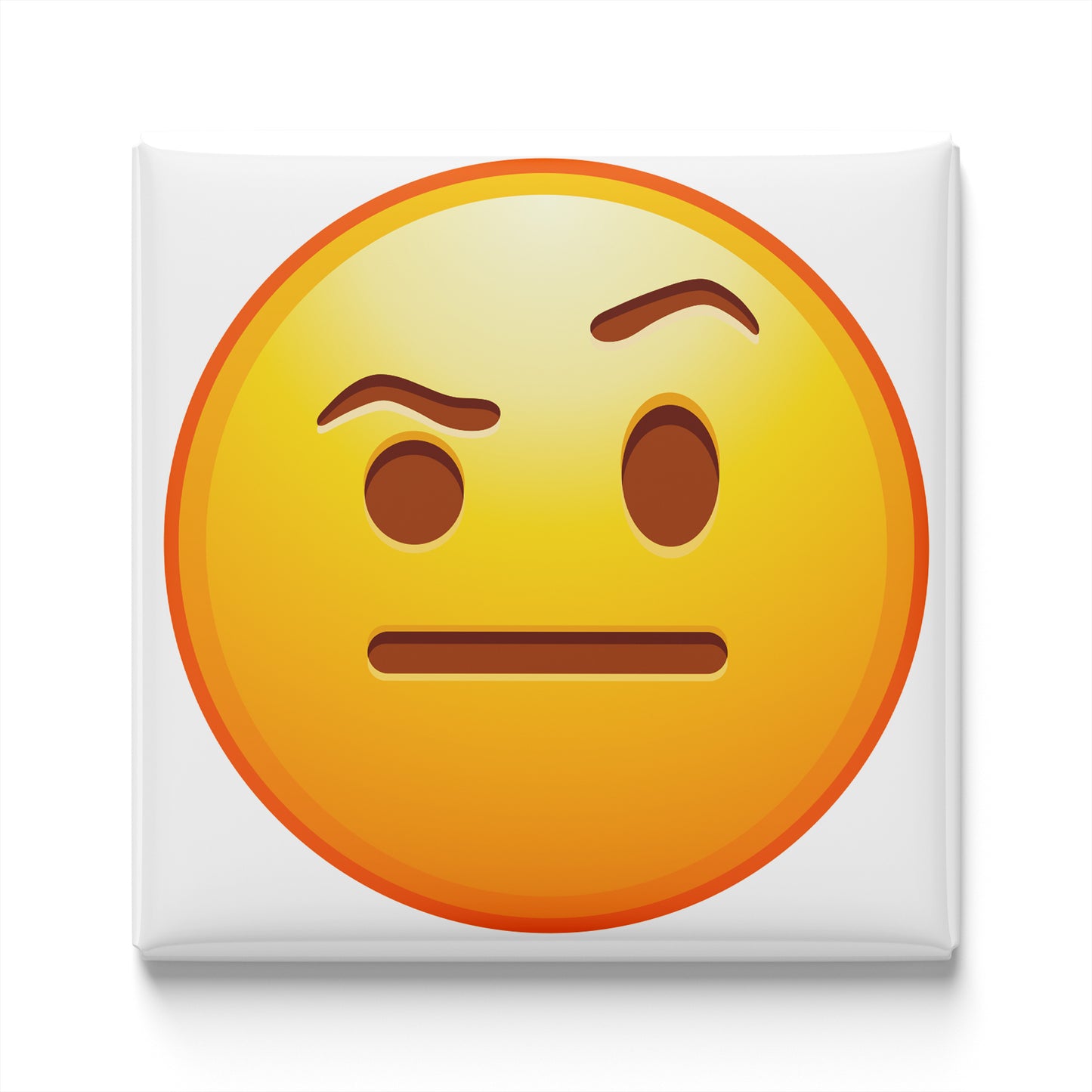 FACE WITH RAISED EYEBROW EMOJI MAGNET