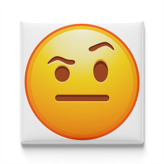 FACE WITH RAISED EYEBROW EMOJI MAGNET