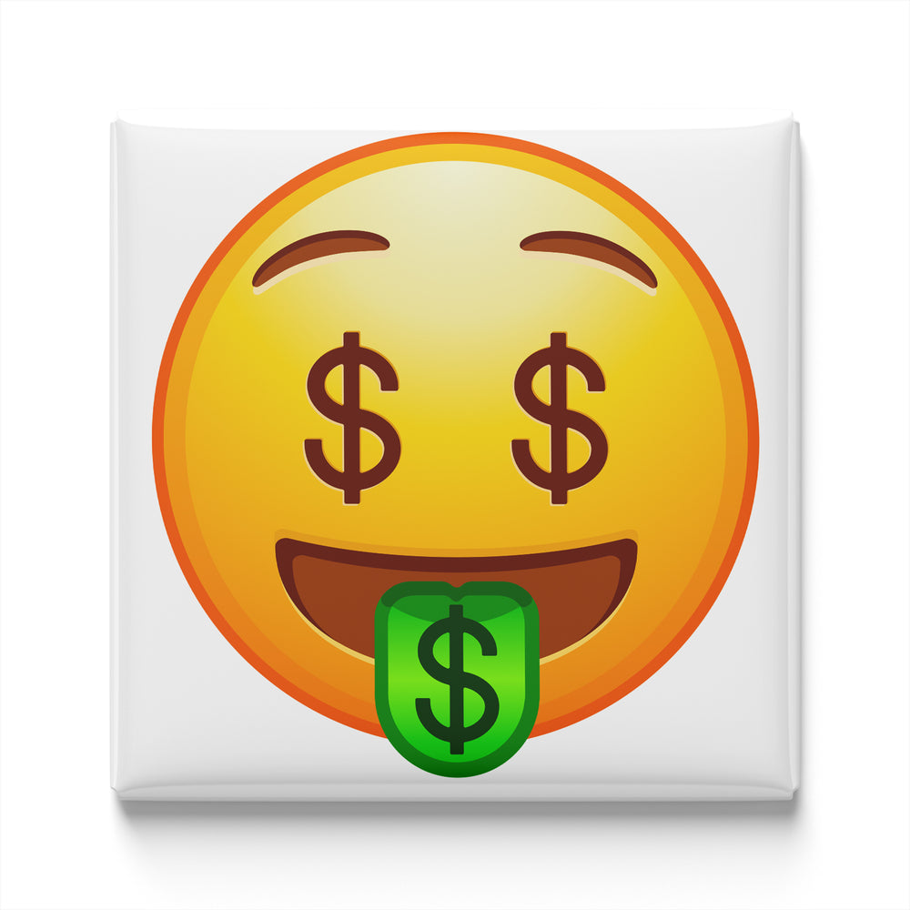 MONEY-MOUTH FACE EMOJI MAGNET