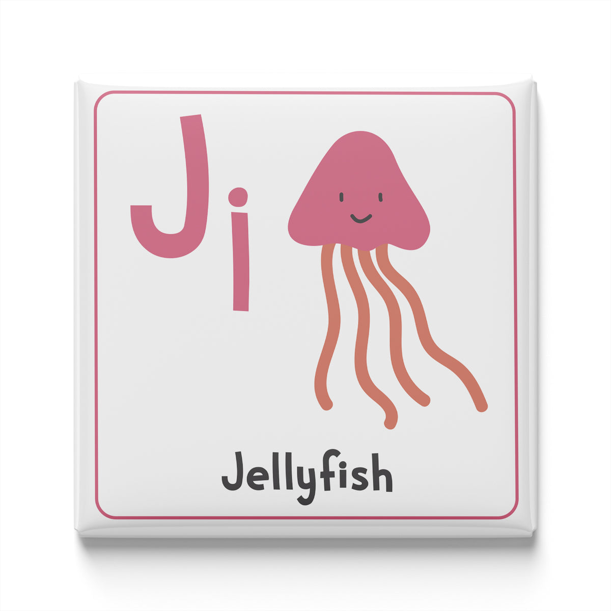 Animal Alphabet Magnet – J