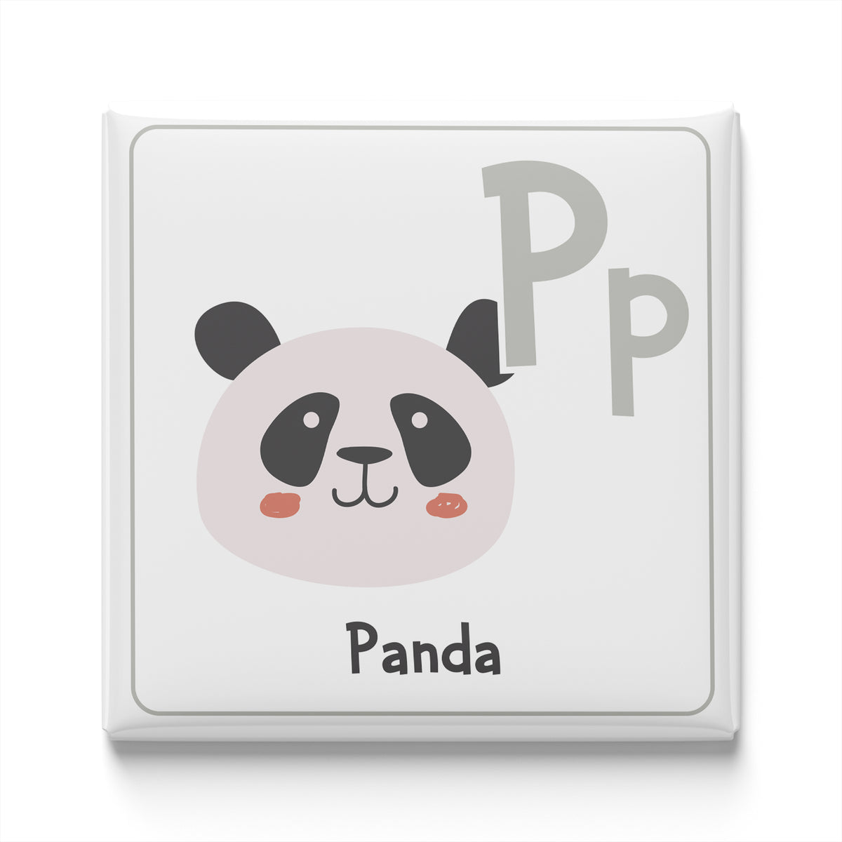 Animal Alphabet Magnet – P
