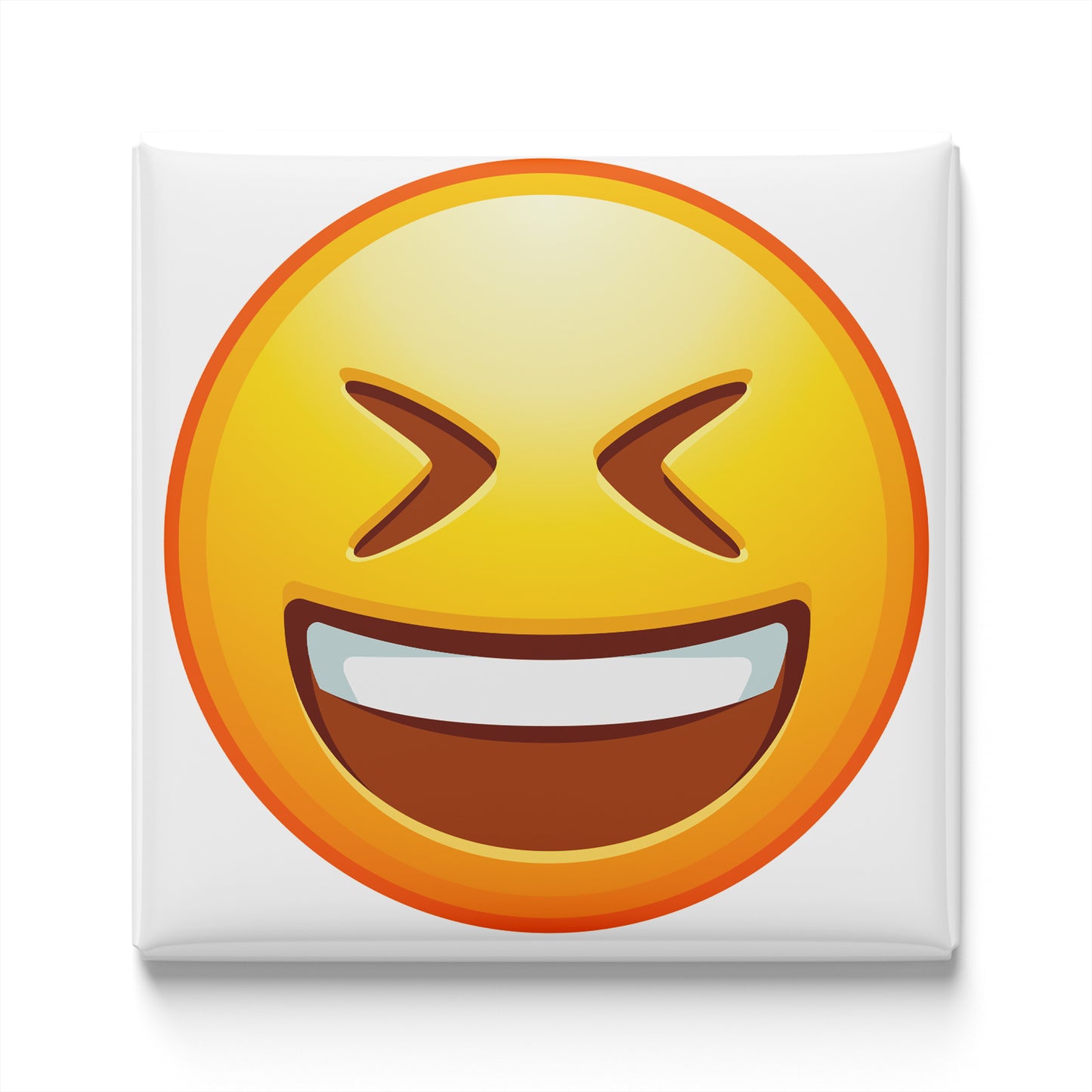 GRINNING FACE WITH SQUINTING EYES EMOJI MAGNET