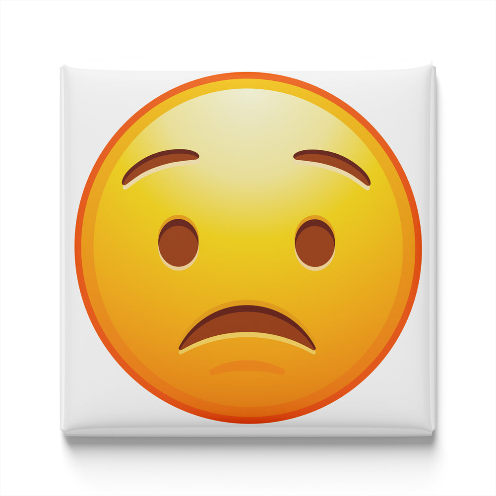 WORRIED FACE EMOJI MAGNET
