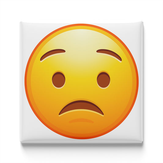 WORRIED FACE EMOJI MAGNET