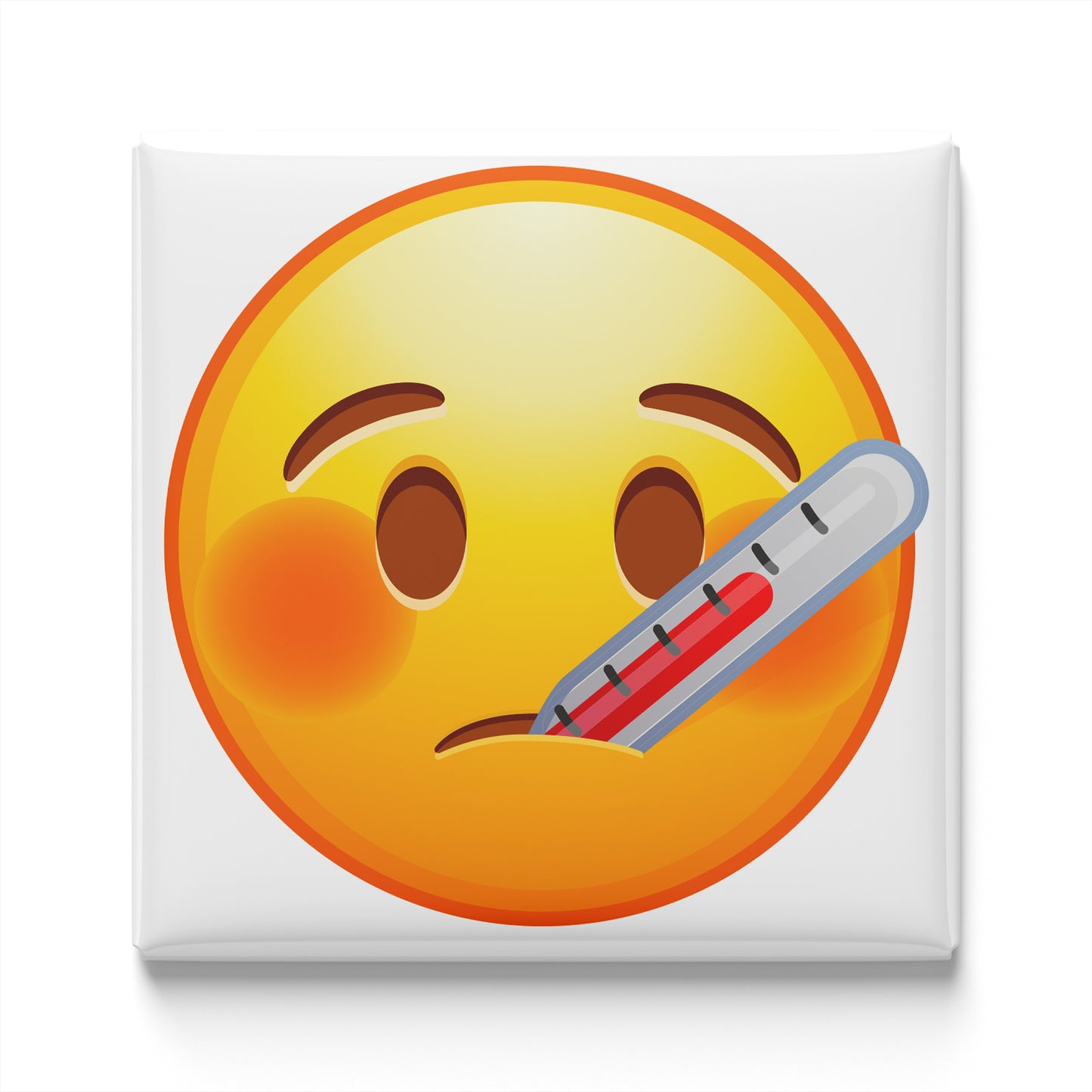 FACE WITH THERMOMETER EMOJI MAGNET
