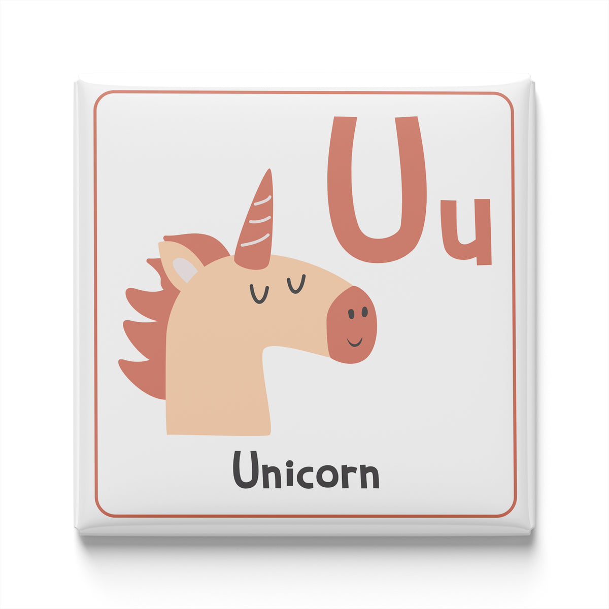 Animal Alphabet Magnet – U