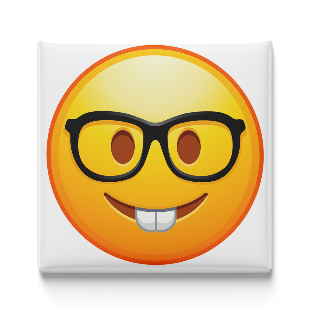 SMILING FACE WITH GLASSES EMOJI MAGNET