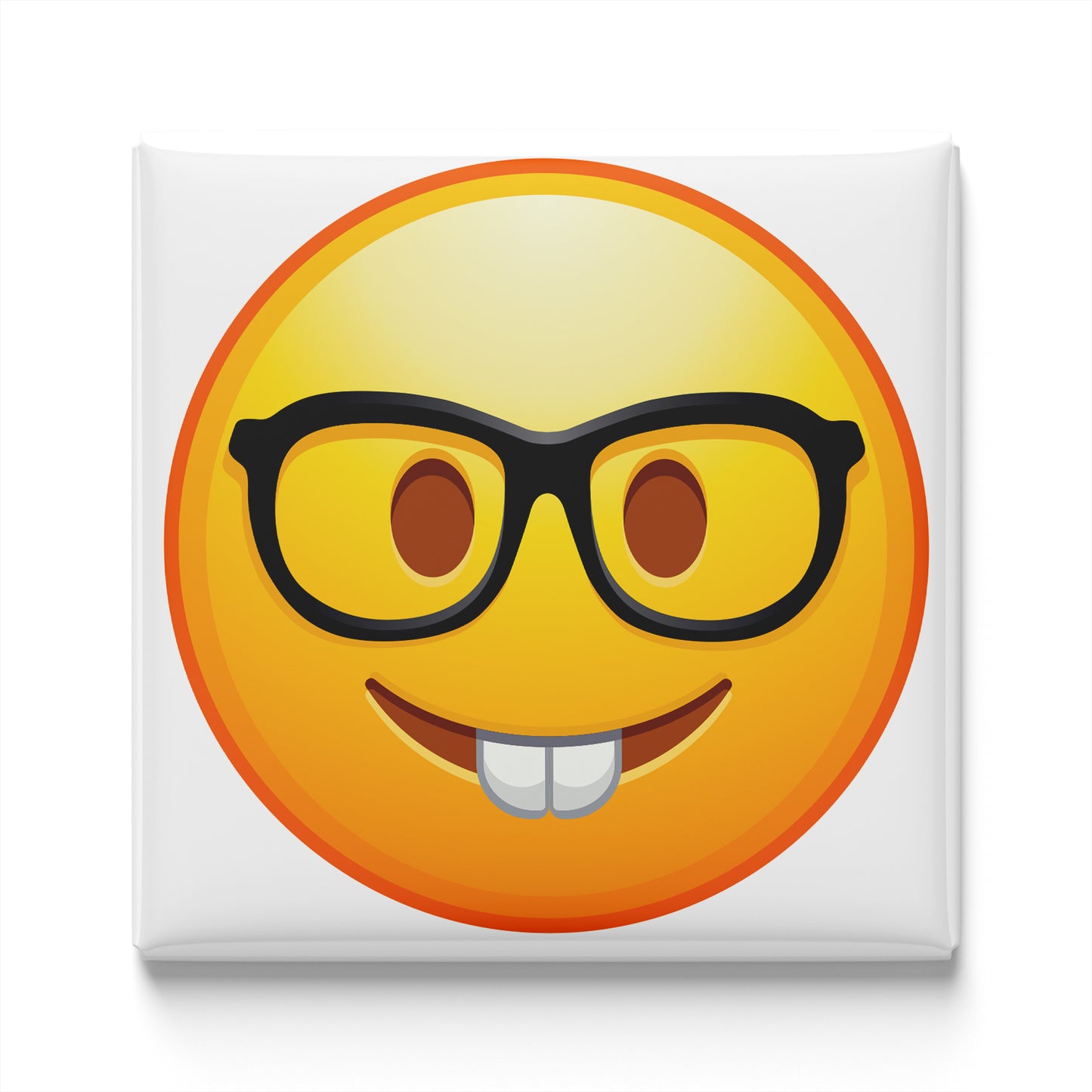 SMILING FACE WITH GLASSES EMOJI MAGNET