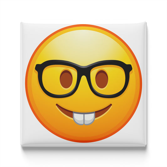 SMILING FACE WITH GLASSES EMOJI MAGNET