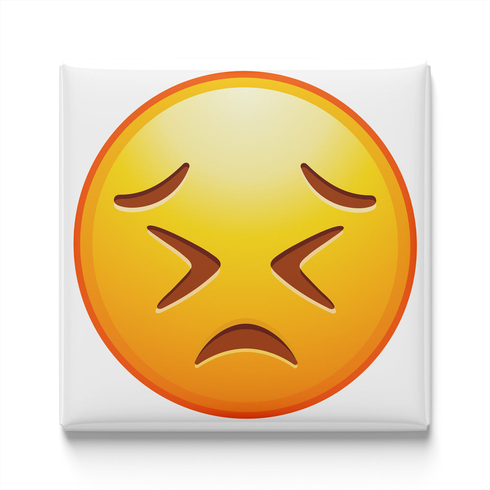 PERSEVERING FACE EMOJI MAGNET