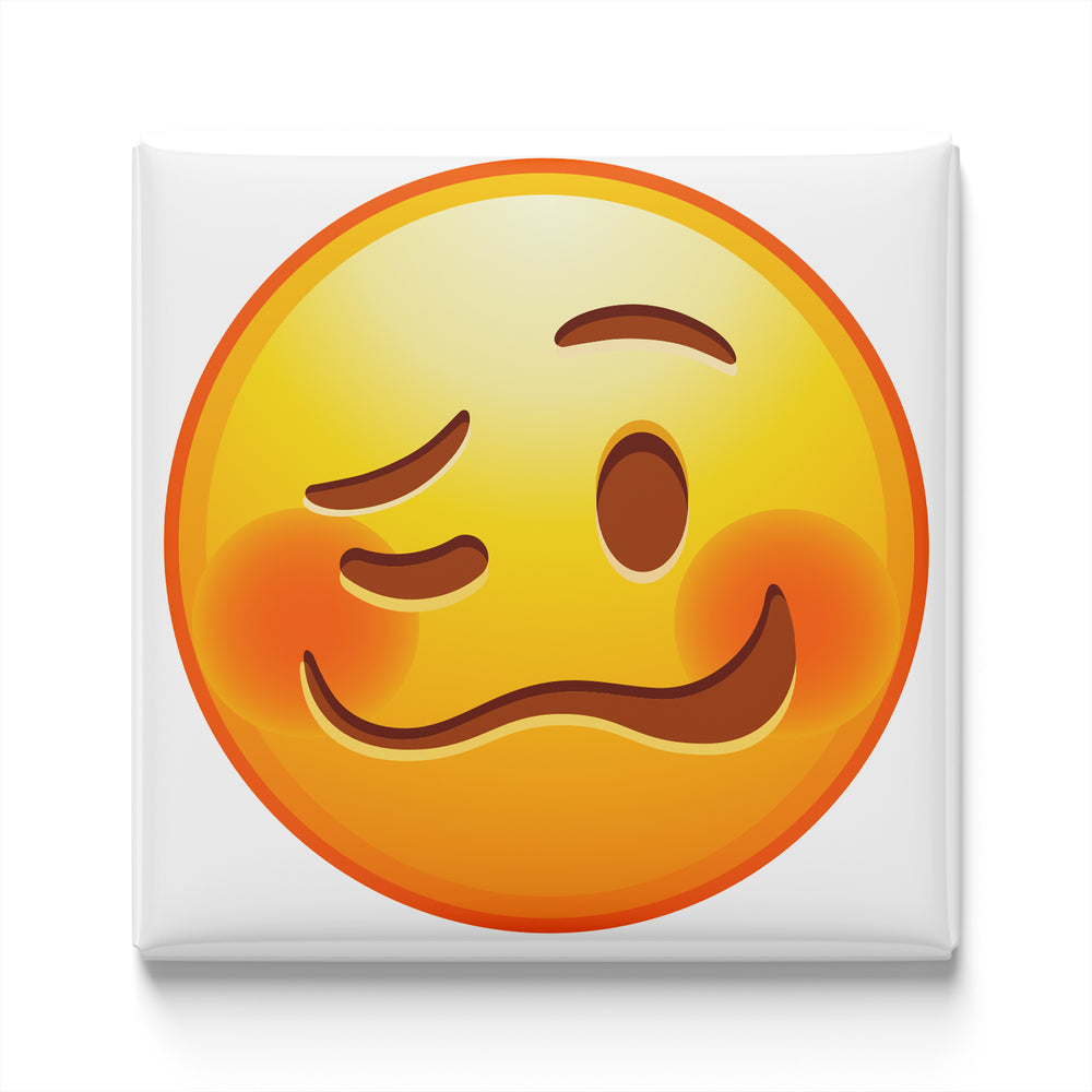 WOOZY FACE EMOJI MAGNET