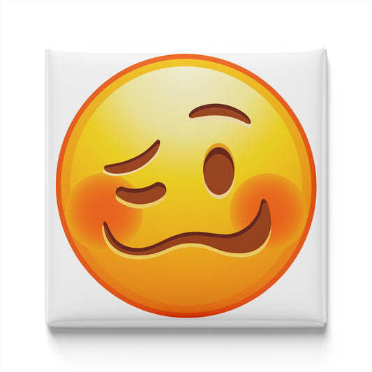 WOOZY FACE EMOJI MAGNET