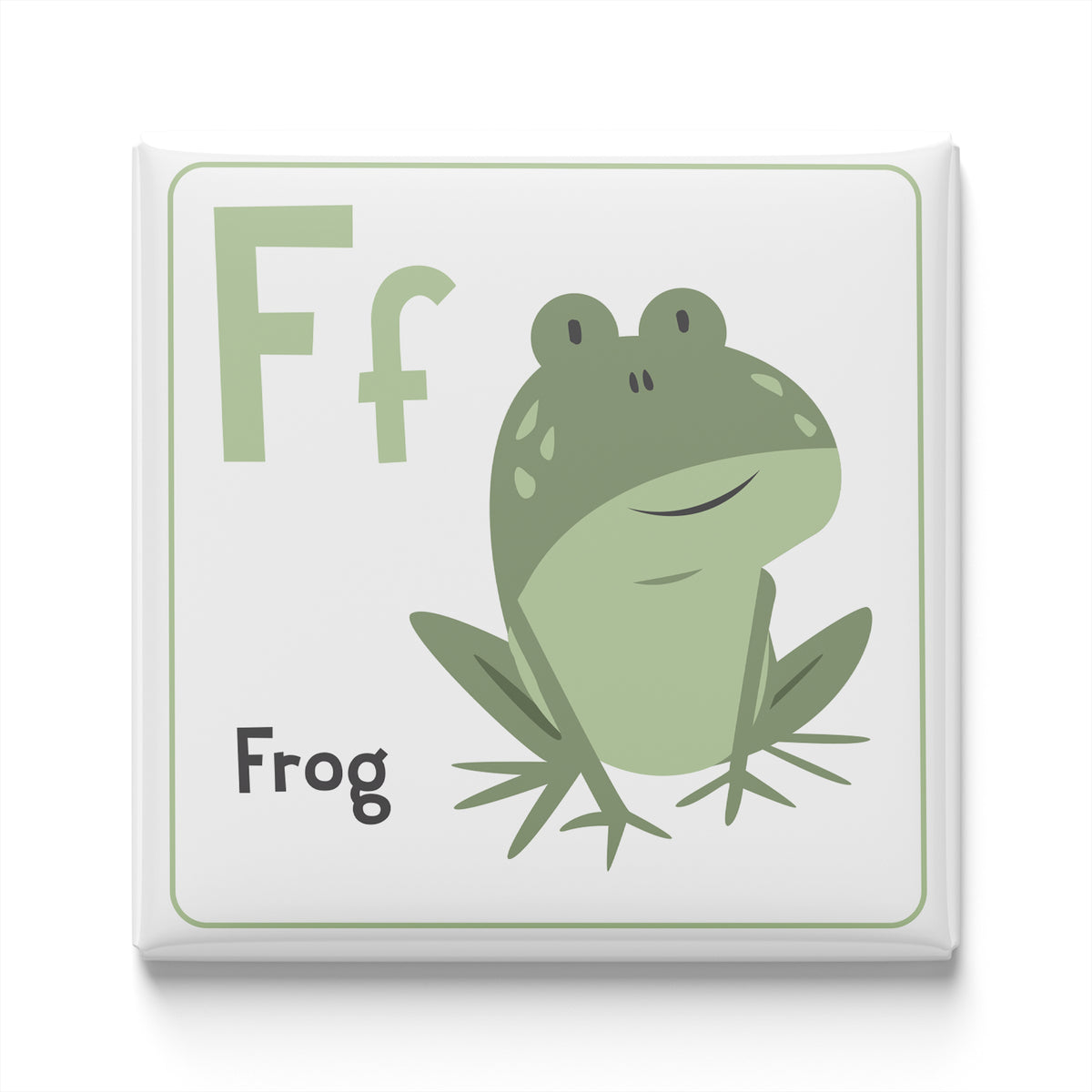 Animal Alphabet Magnet – F