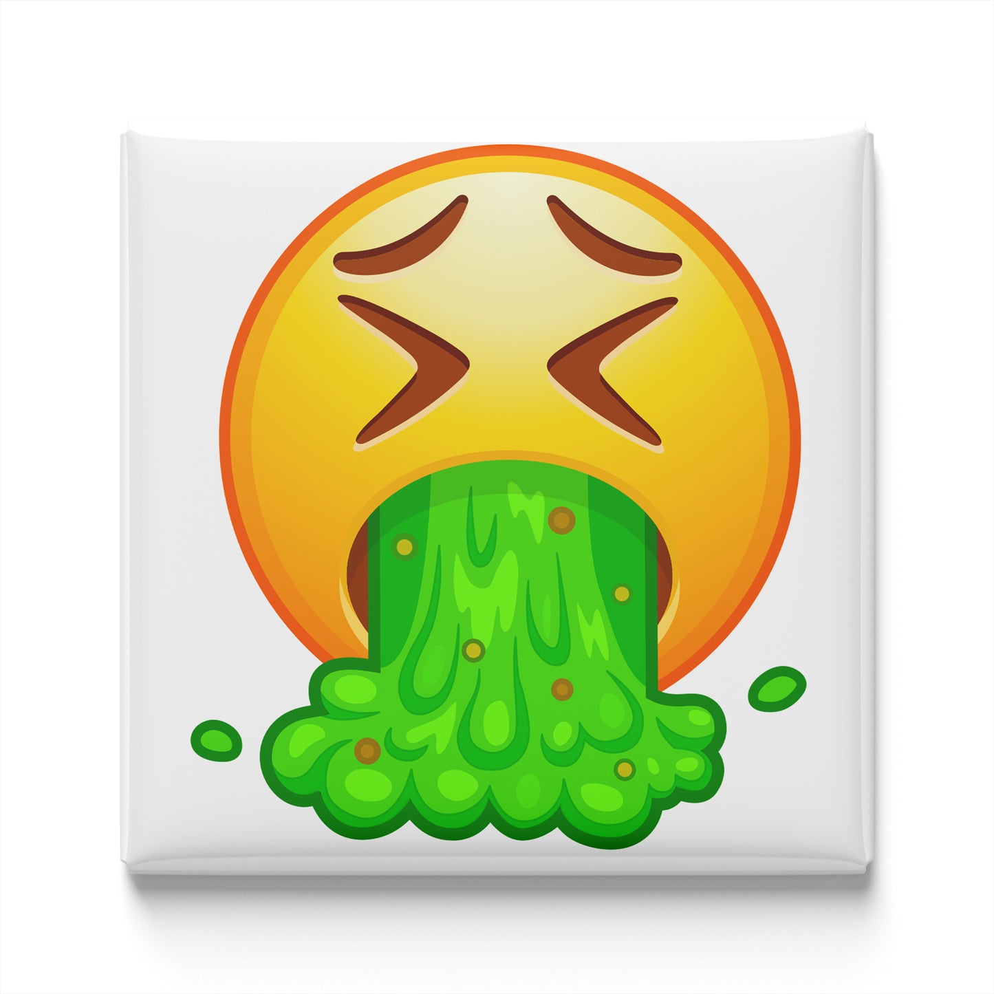 VOMITING FACE EMOJI MAGNET