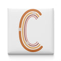 Boho Alphabet Magnet – C