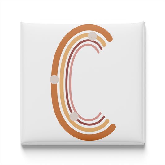 BOHO ALPHABET MAGNET – C