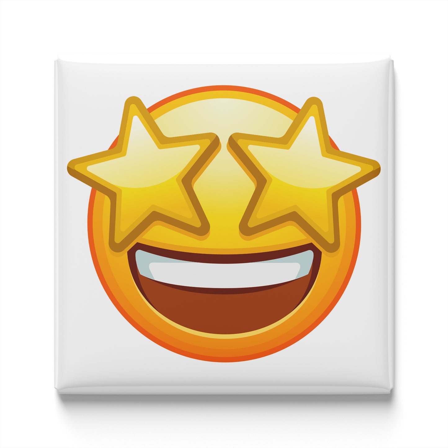 FACE WITH STARRY EYES EMOJI MAGNET