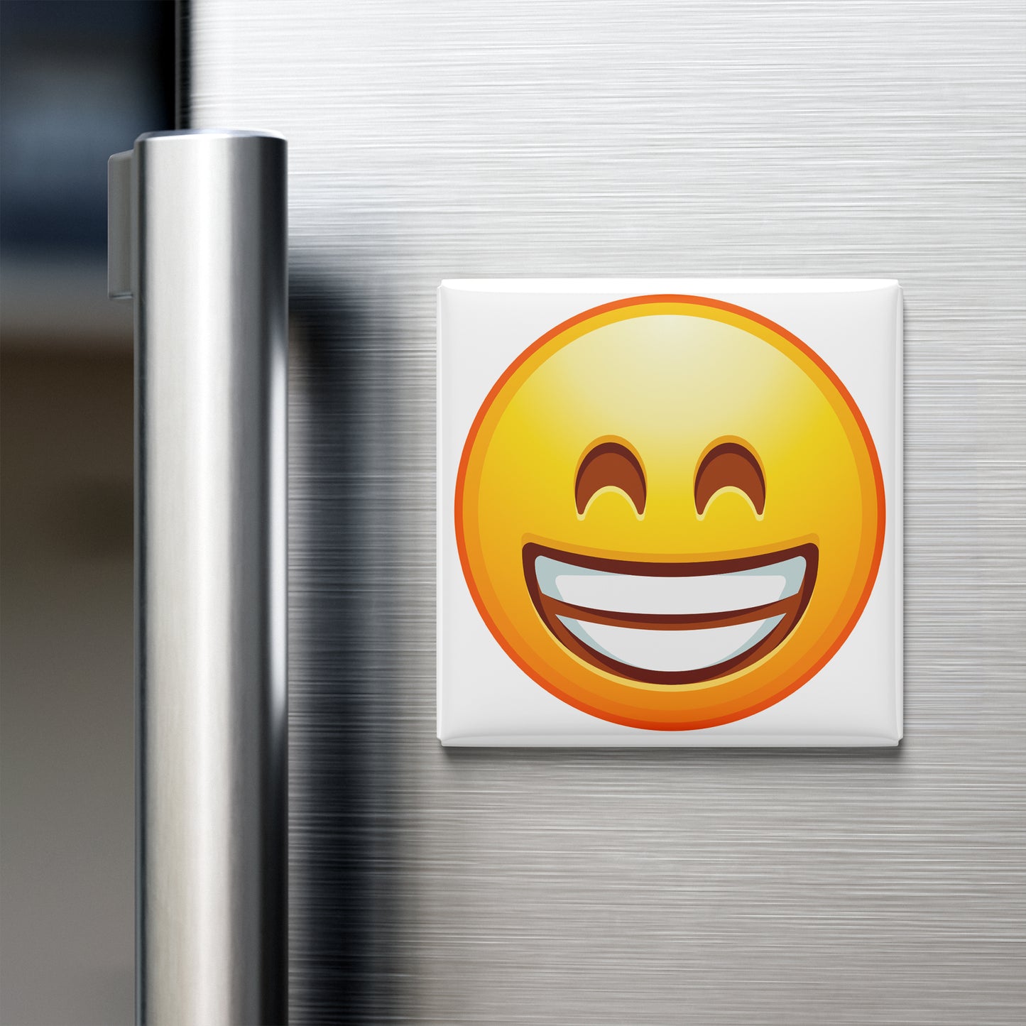 BEAMING FACE WITH SMILING EYES EMOJI MAGNET