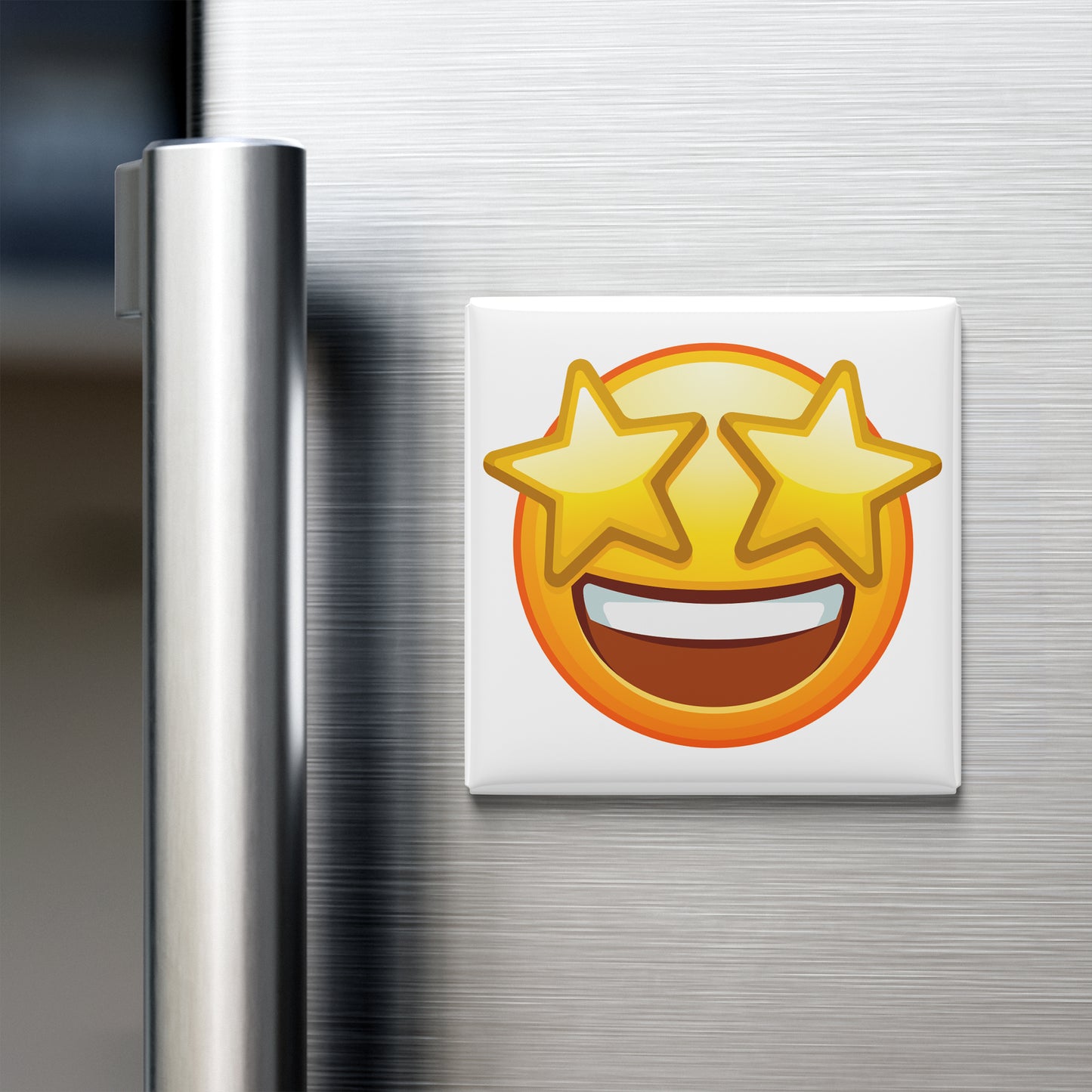 FACE WITH STARRY EYES EMOJI MAGNET
