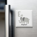 Animal Alphabet Magnet – E