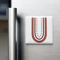 Boho Alphabet Magnet – U