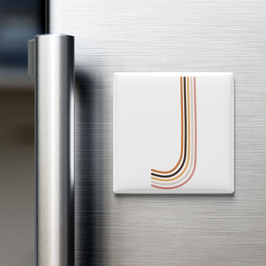 BOHO ALPHABET MAGNET – J