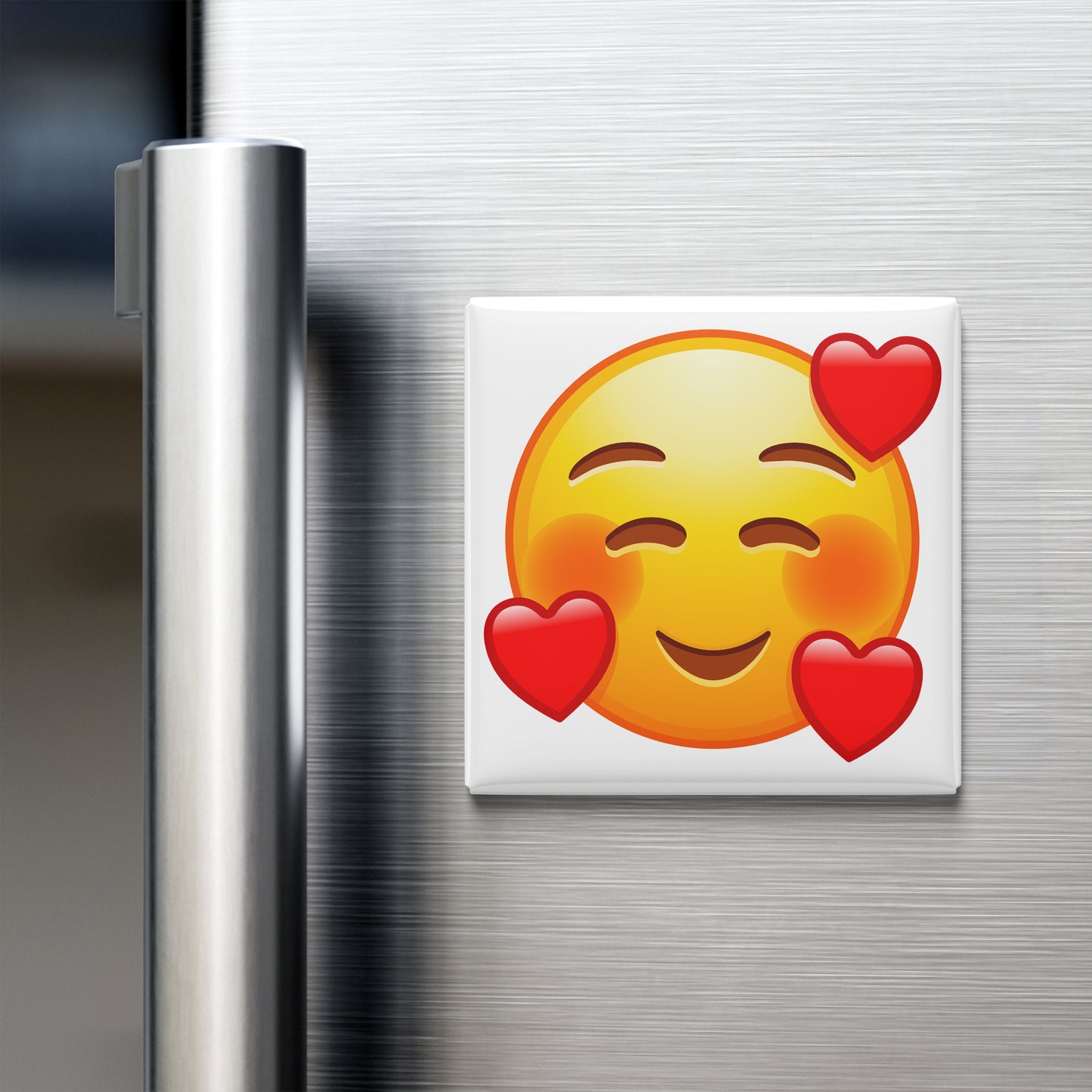 SMILING FACE WITH HEARTS EMOJI MAGNET