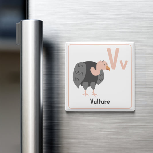 ANIMAL ALPHABET MAGNET – V