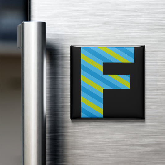 COLORFUL ALPHABET MAGNET – F
